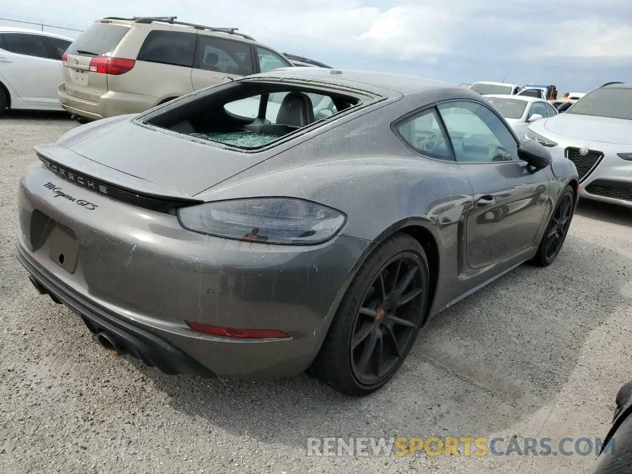 3 Photograph of a damaged car WP0AD2A8XNS268199 PORSCHE CAYMAN 2022