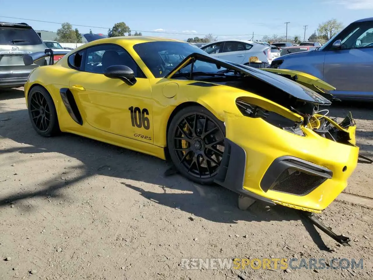 4 Фотография поврежденного автомобиля WP0AE2A85PS280003 PORSCHE CAYMAN 2023