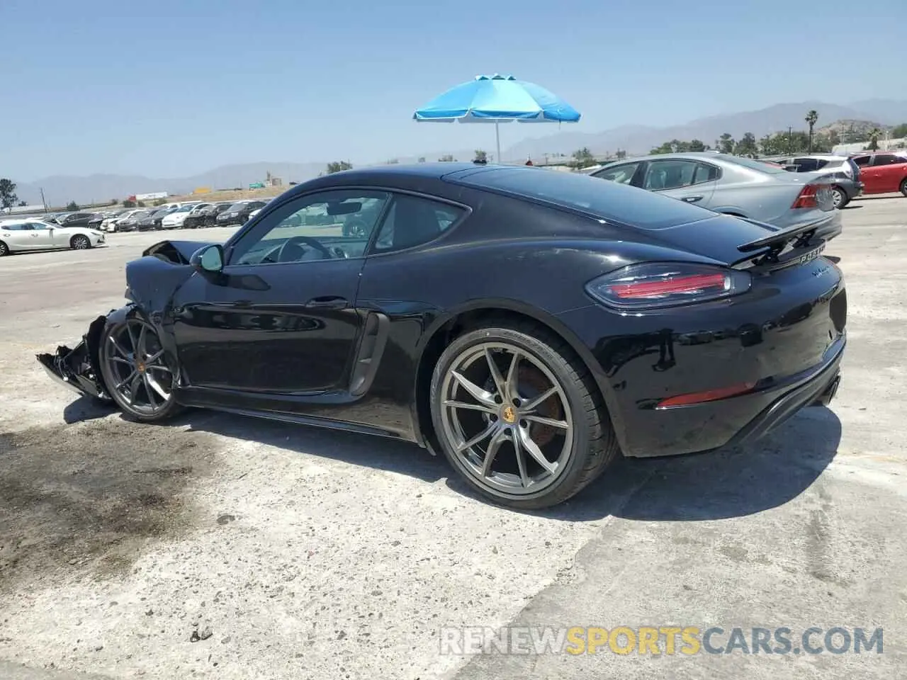 2 Photograph of a damaged car WP0AA2A86RK255299 PORSCHE CAYMAN 2024