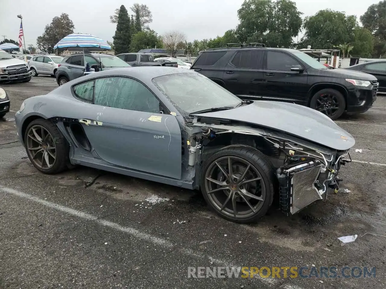 4 Photograph of a damaged car WP0AA2A88RK255448 PORSCHE CAYMAN 2024