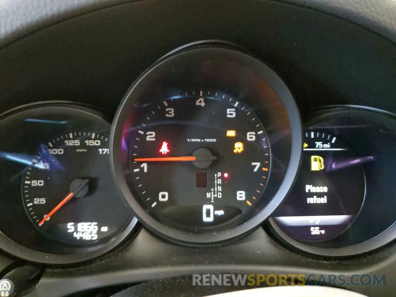 9 Photograph of a damaged car WP1AA2A50KLB02700 PORSCHE MACAN 2019