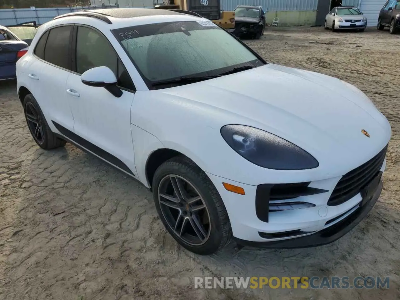 1 Photograph of a damaged car WP1AA2A54KLB04756 PORSCHE MACAN 2019
