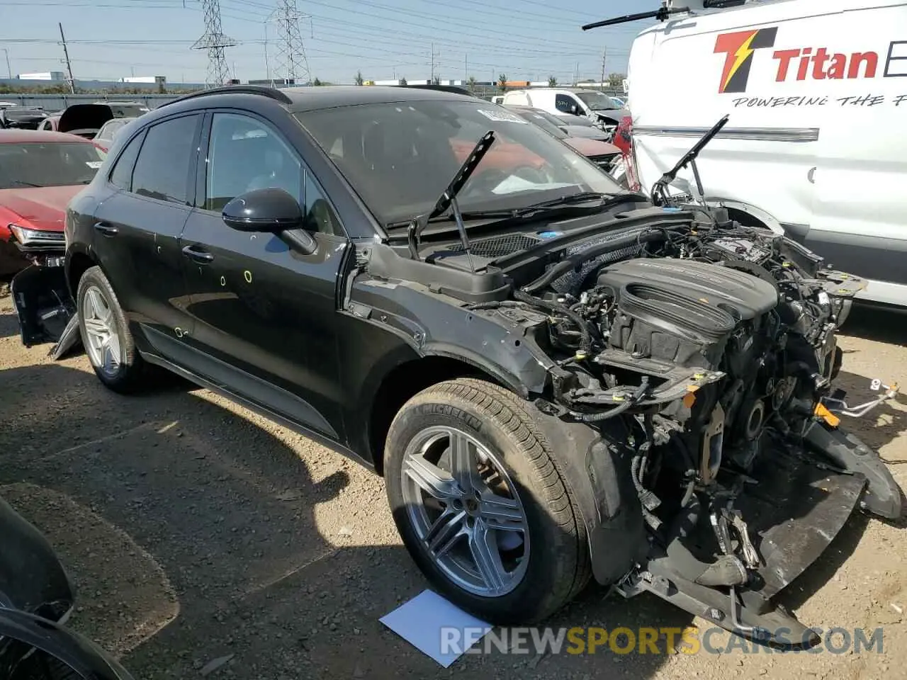 4 Photograph of a damaged car WP1AA2A57KLB00040 PORSCHE MACAN 2019