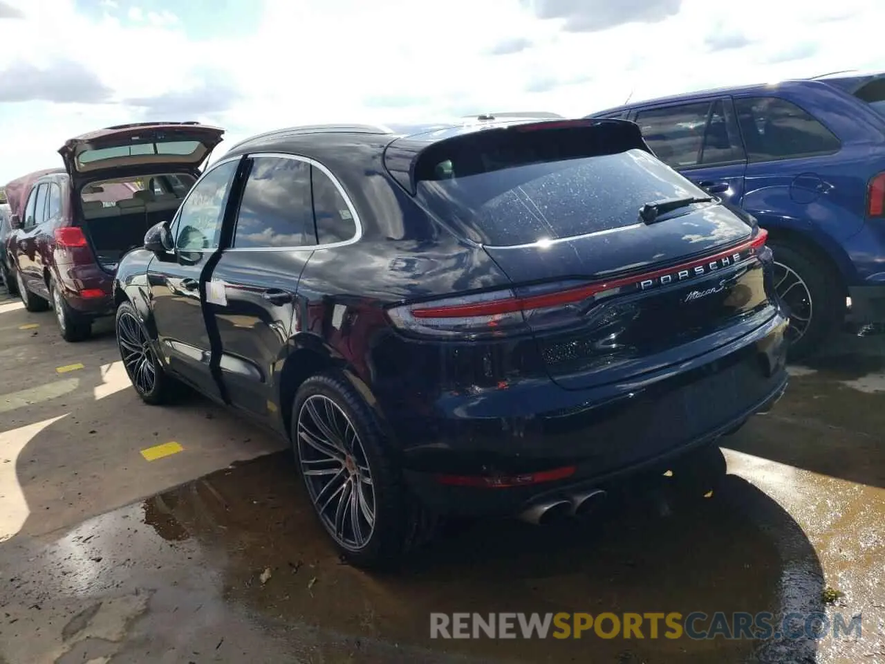 3 Фотография поврежденного автомобиля WP1AB2A54KLB31789 PORSCHE MACAN 2019