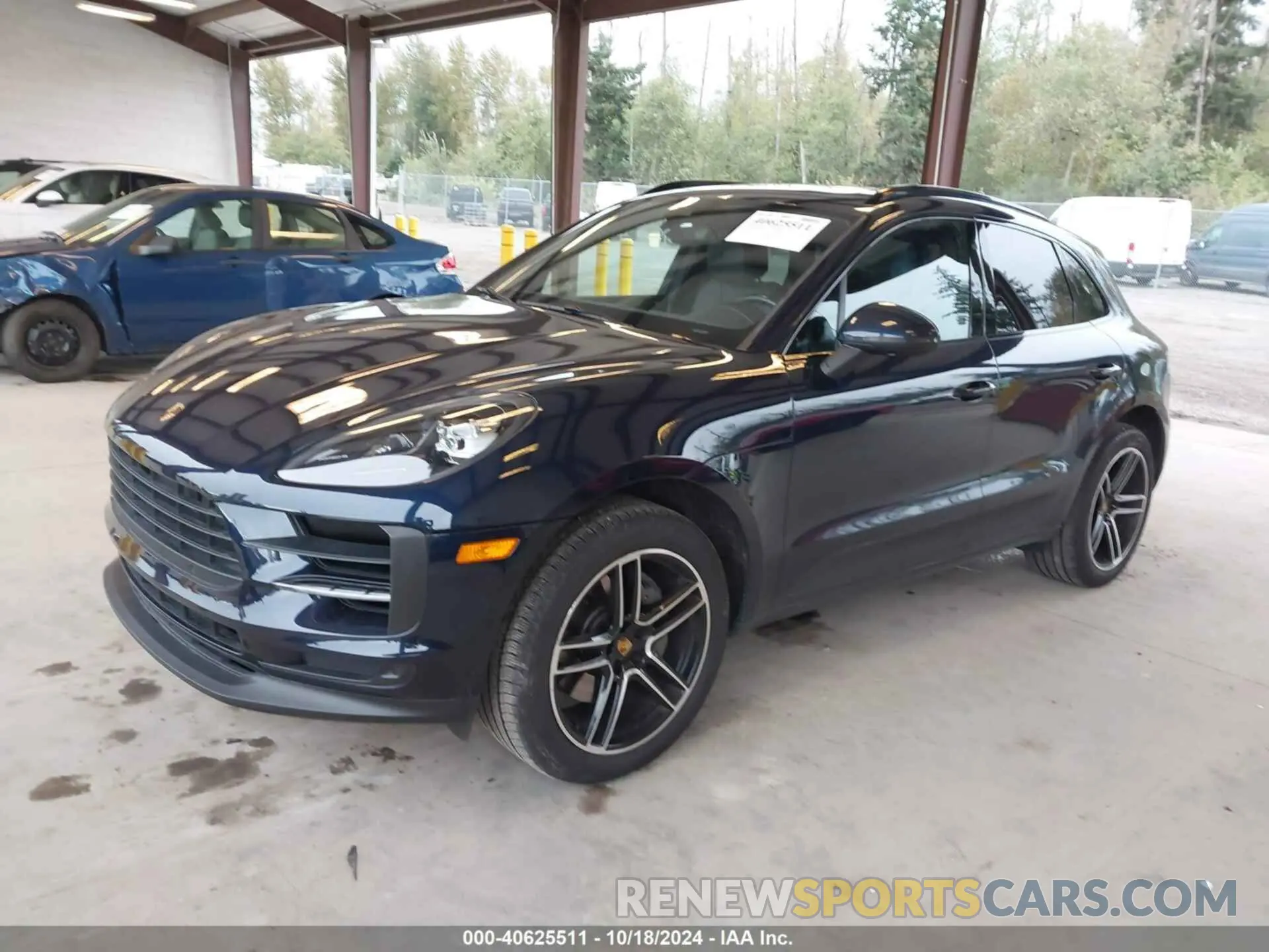 2 Photograph of a damaged car WP1AB2A57KLB33956 PORSCHE MACAN 2019