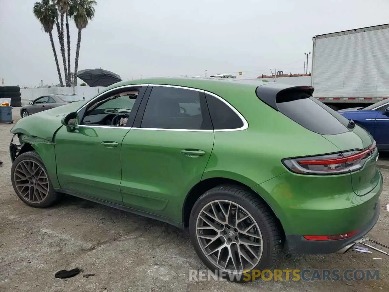 2 Photograph of a damaged car WP1AB2A59KLB30427 PORSCHE MACAN 2019