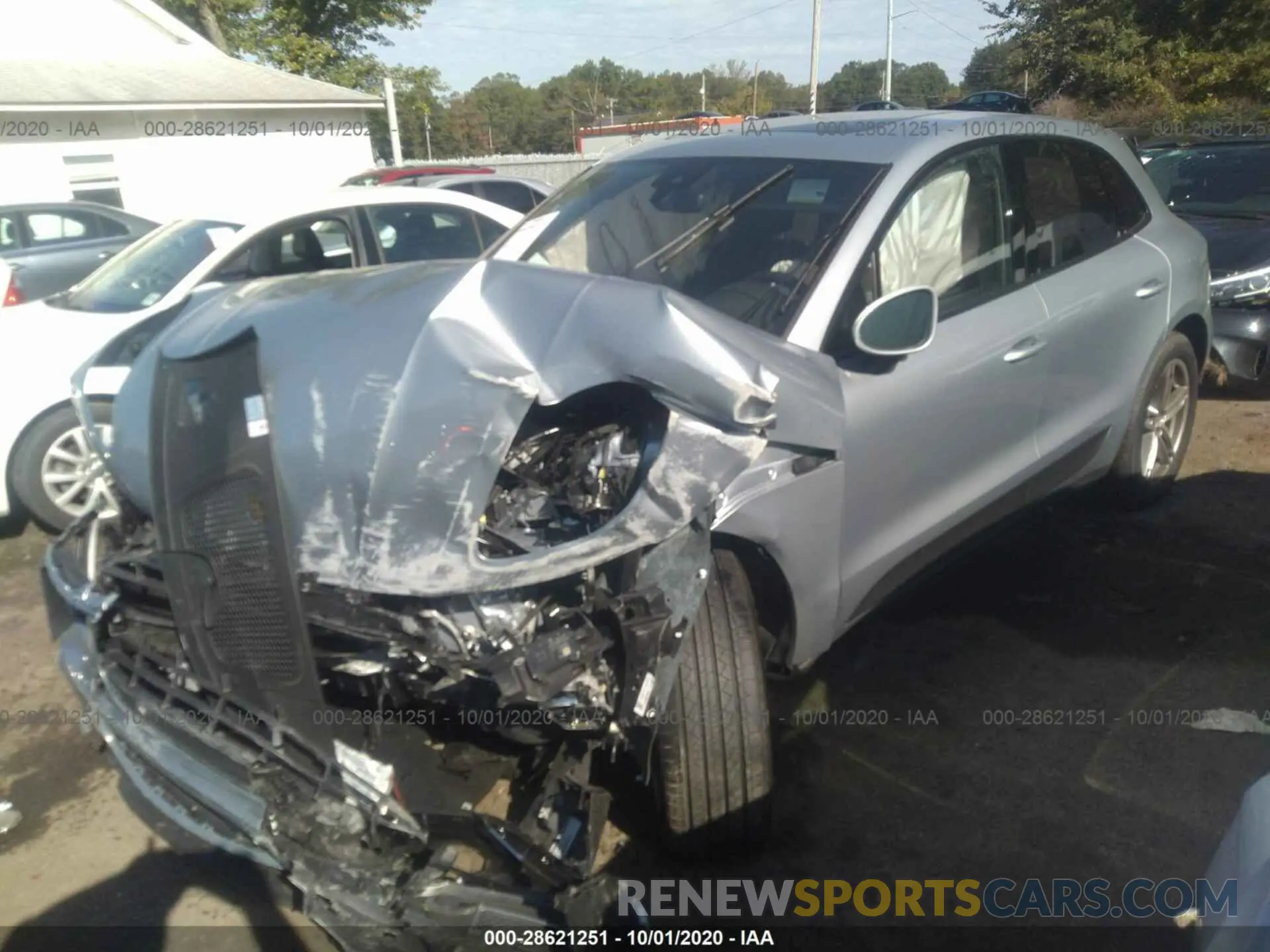 2 Photograph of a damaged car WP1AA2A54LLB08985 PORSCHE MACAN 2020