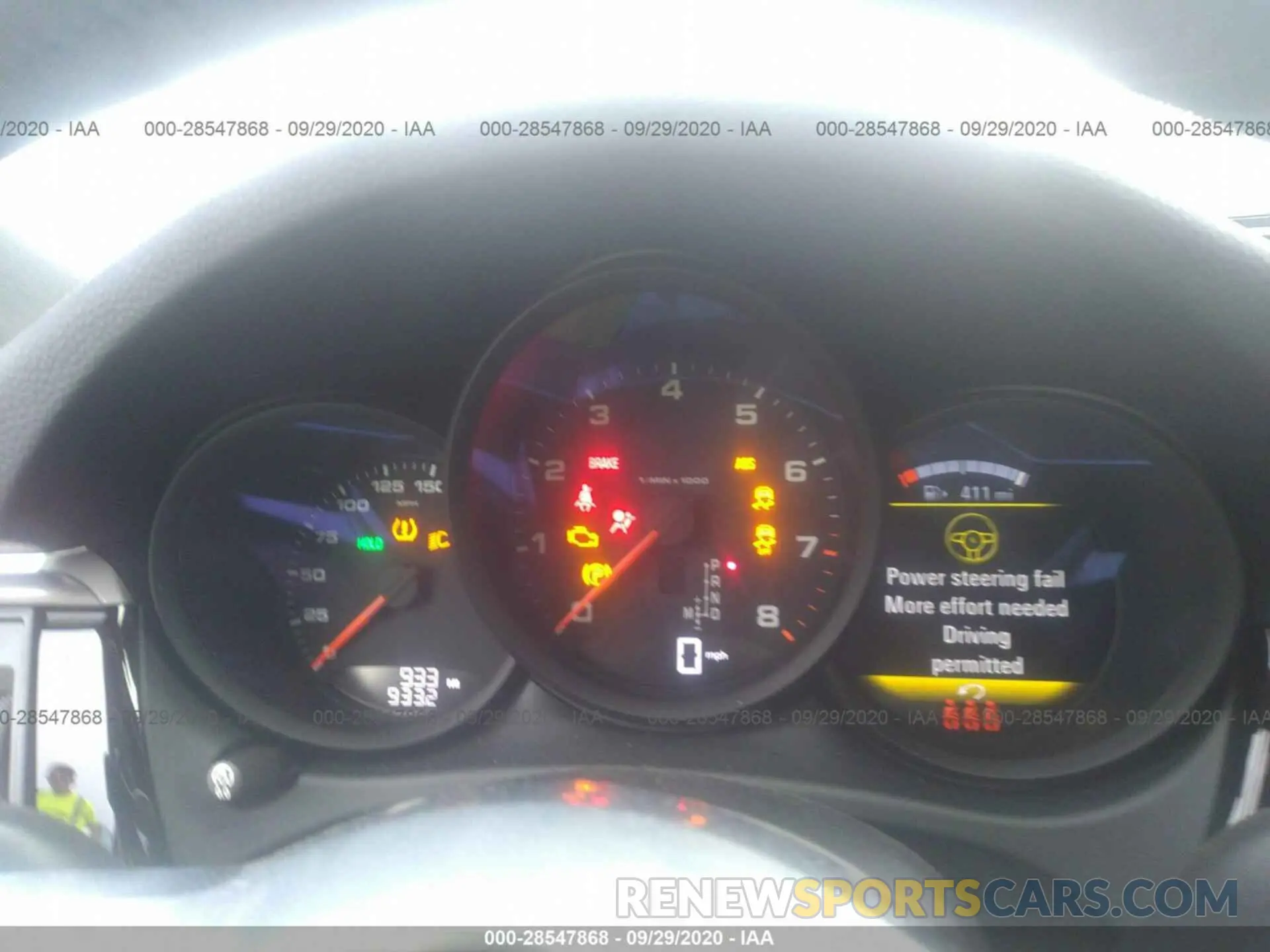 7 Photograph of a damaged car WP1AA2A54LLB09943 PORSCHE MACAN 2020