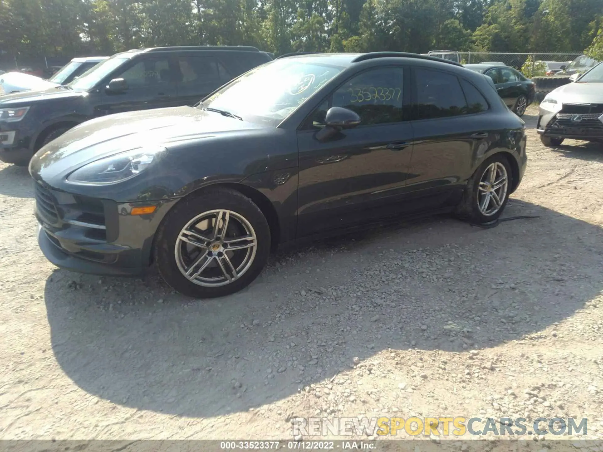 2 Photograph of a damaged car WP1AA2A55LLB04461 PORSCHE MACAN 2020