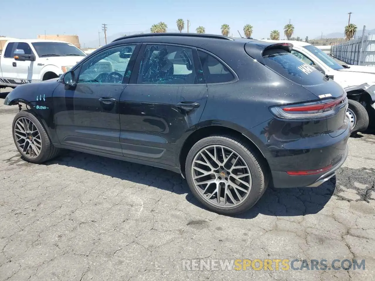 2 Photograph of a damaged car WP1AA2A55LLB08011 PORSCHE MACAN 2020