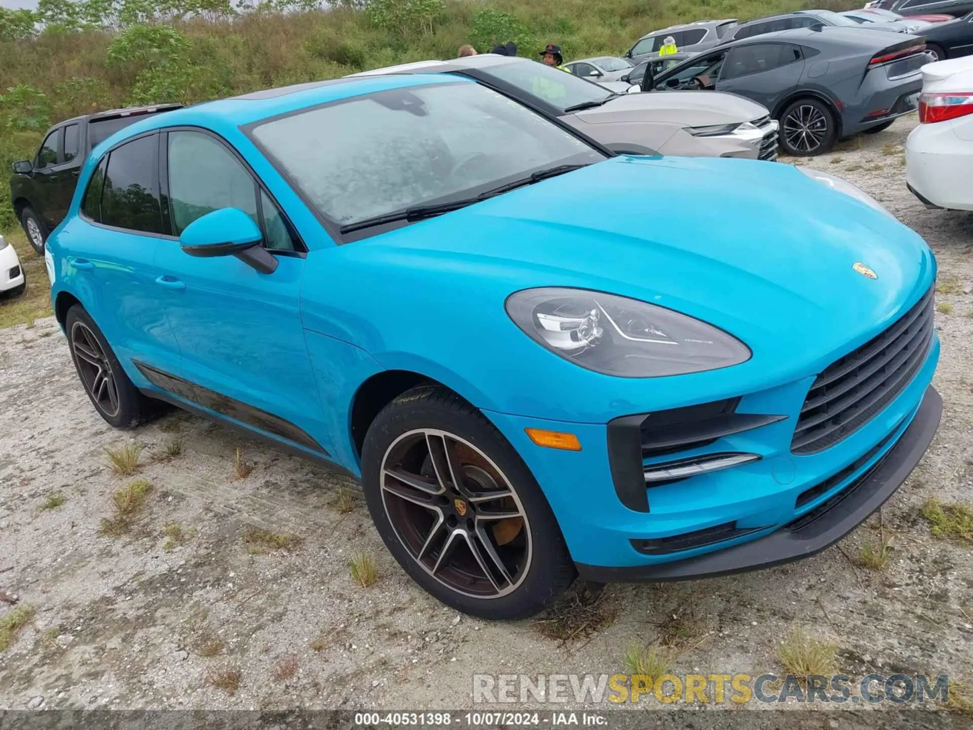 1 Photograph of a damaged car WP1AA2A55LLB10325 PORSCHE MACAN 2020