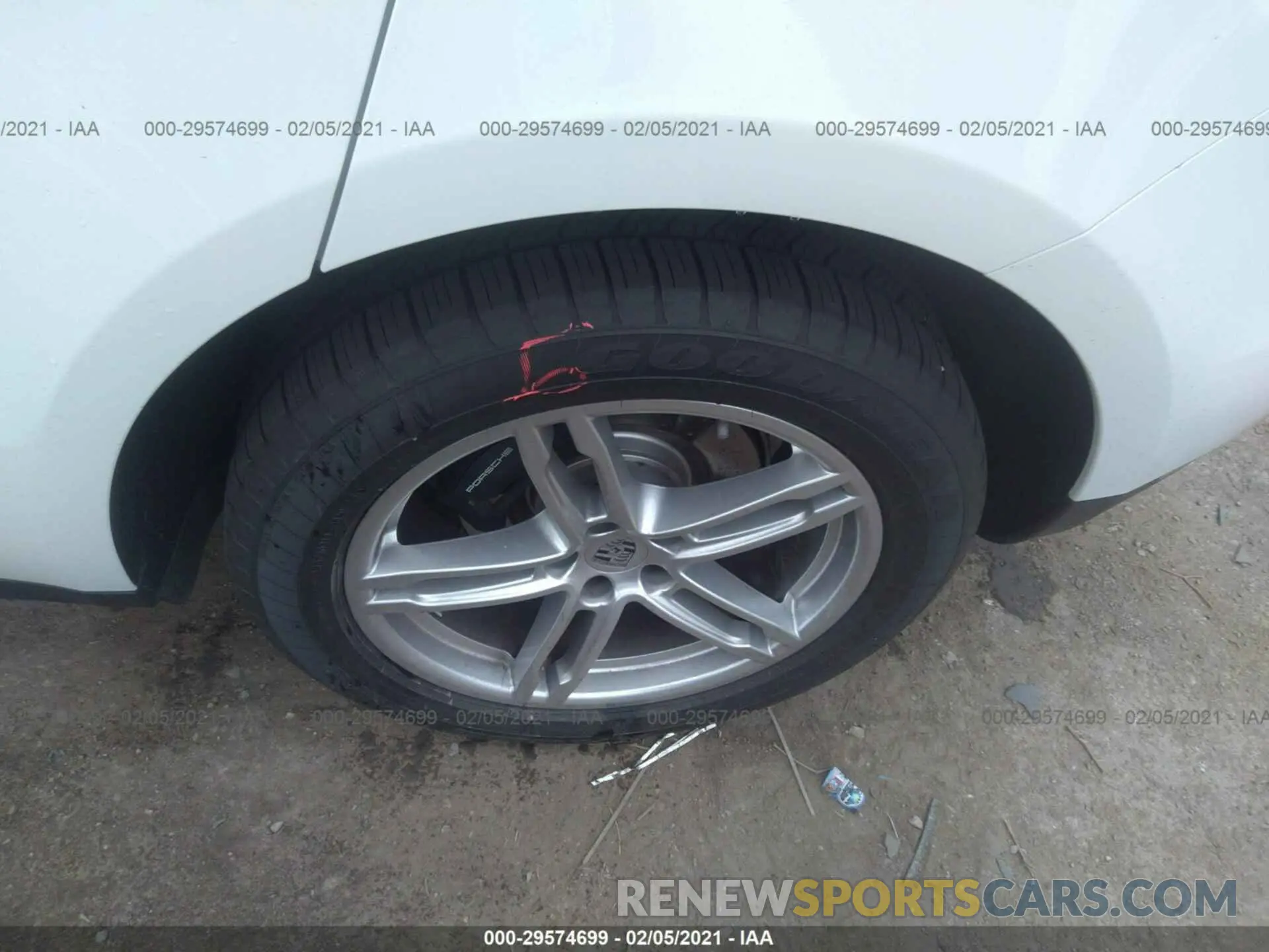 13 Photograph of a damaged car WP1AA2A55LLB13242 PORSCHE MACAN 2020