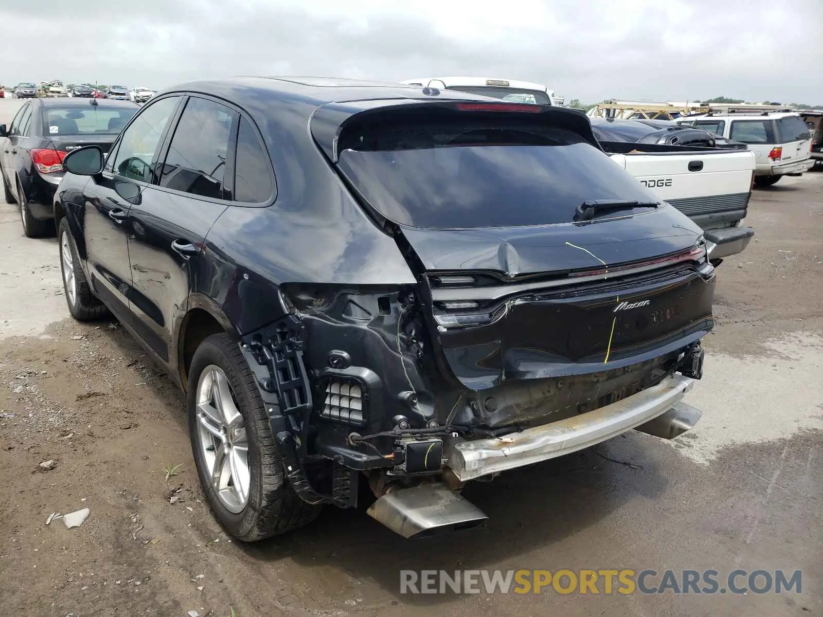 3 Photograph of a damaged car WP1AA2A57LLB00265 PORSCHE MACAN 2020