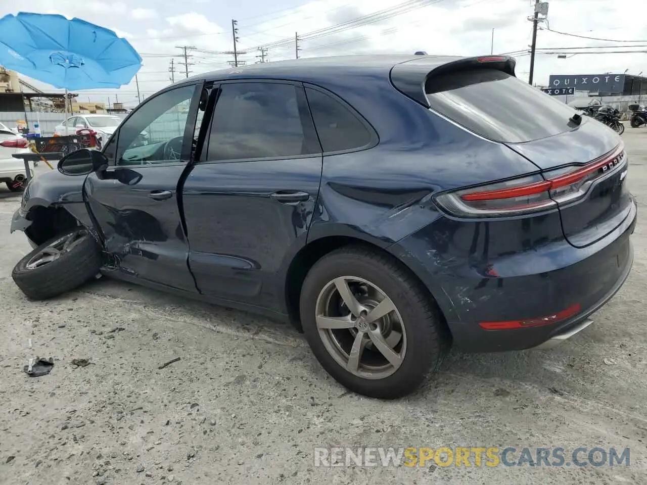 2 Фотография поврежденного автомобиля WP1AA2A57LLB13243 PORSCHE MACAN 2020