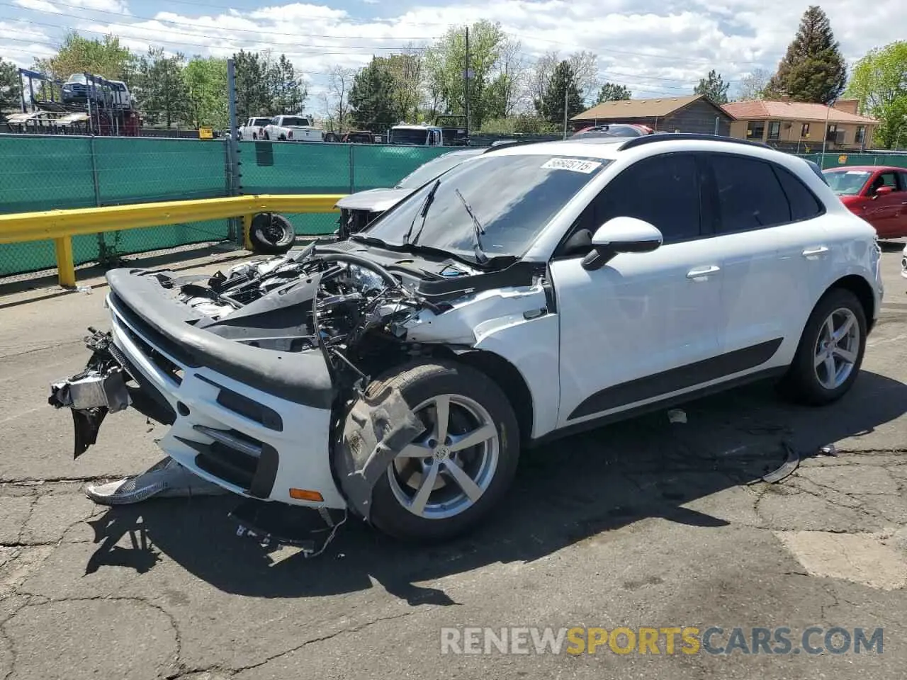 1 Photograph of a damaged car WP1AA2A58LLB12523 PORSCHE MACAN 2020
