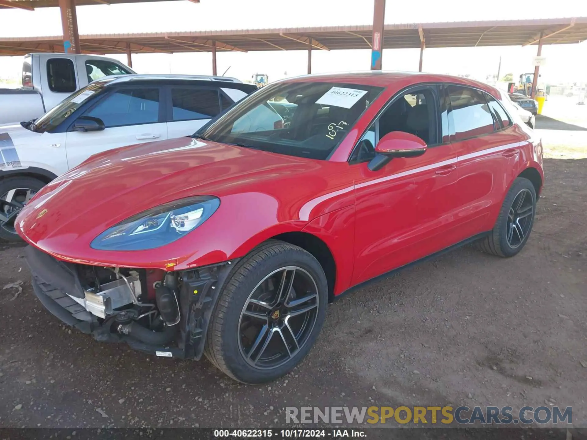 2 Photograph of a damaged car WP1AA2A58LLB13252 PORSCHE MACAN 2020