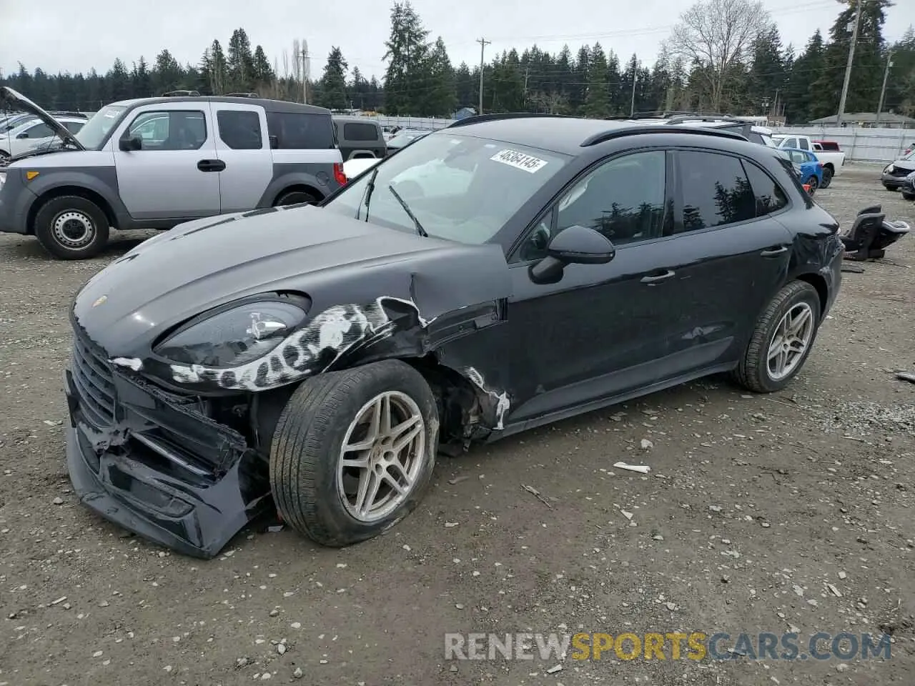 1 Photograph of a damaged car WP1AA2A59LLB06486 PORSCHE MACAN 2020