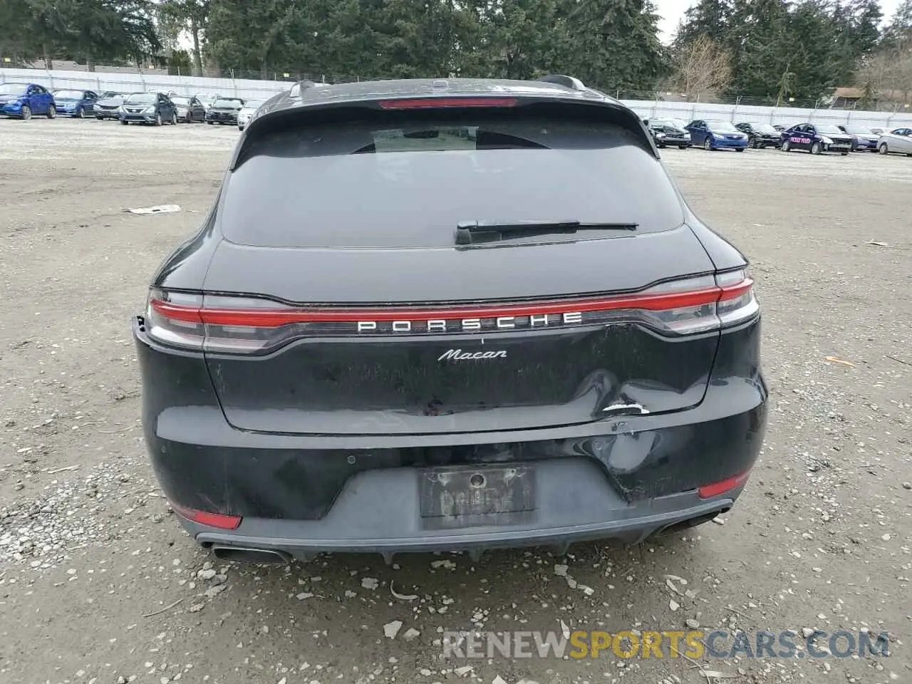 6 Photograph of a damaged car WP1AA2A59LLB06486 PORSCHE MACAN 2020