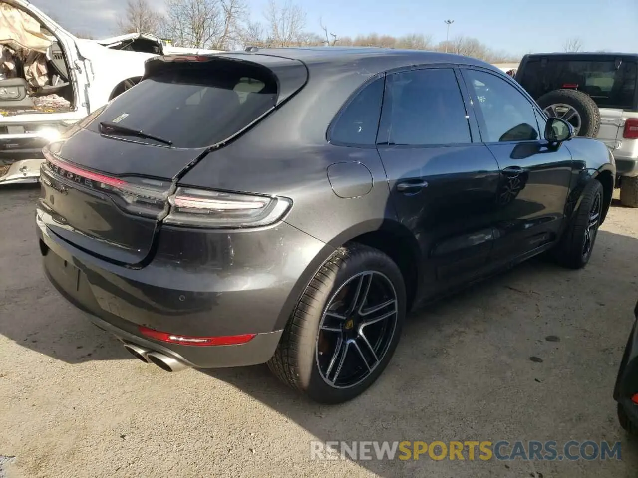 3 Photograph of a damaged car WP1AB2A54LLB35553 PORSCHE MACAN 2020