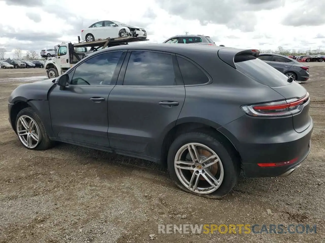 2 Photograph of a damaged car WP1AB2A57LLB30542 PORSCHE MACAN 2020