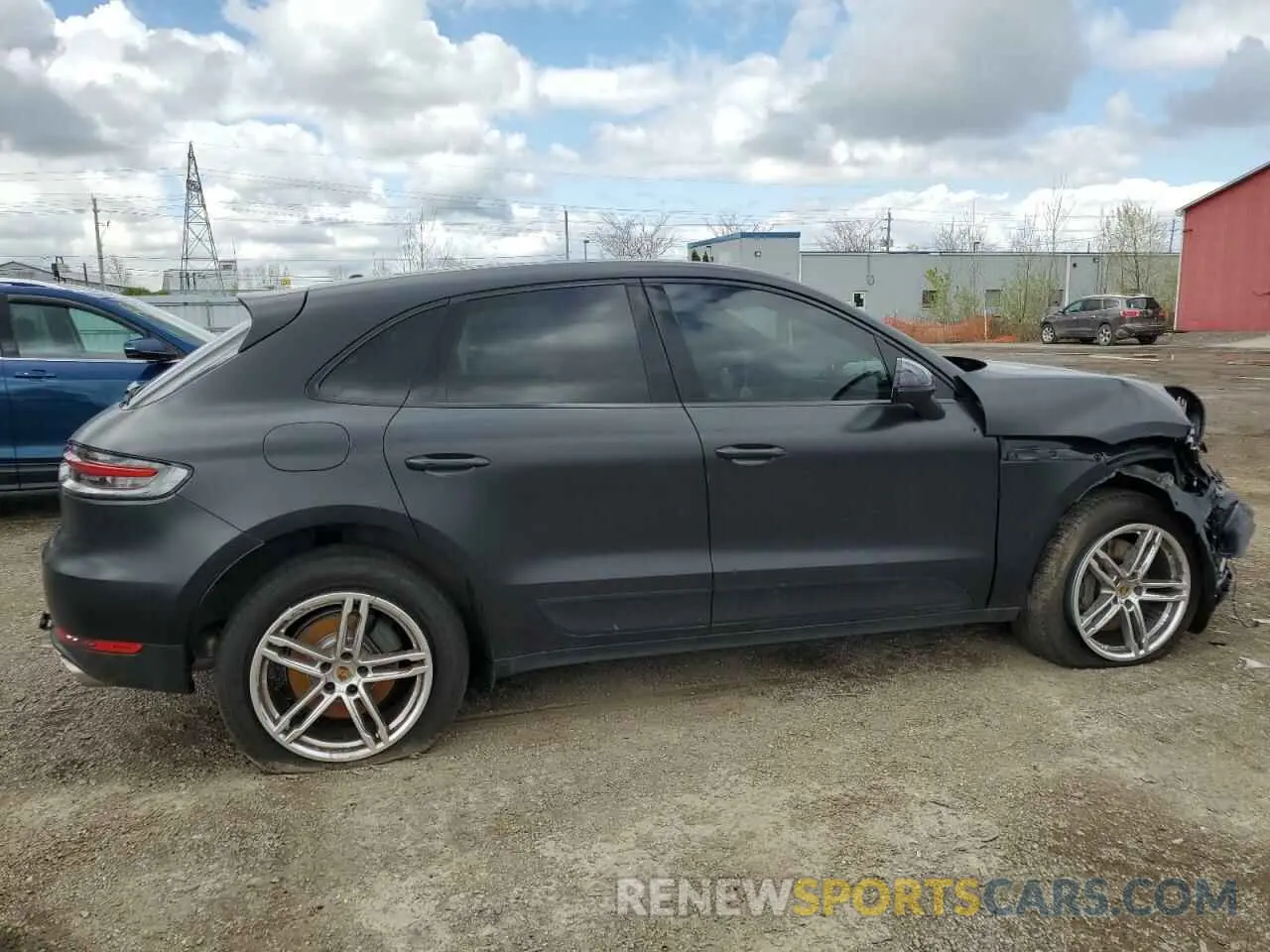 3 Photograph of a damaged car WP1AB2A57LLB30542 PORSCHE MACAN 2020