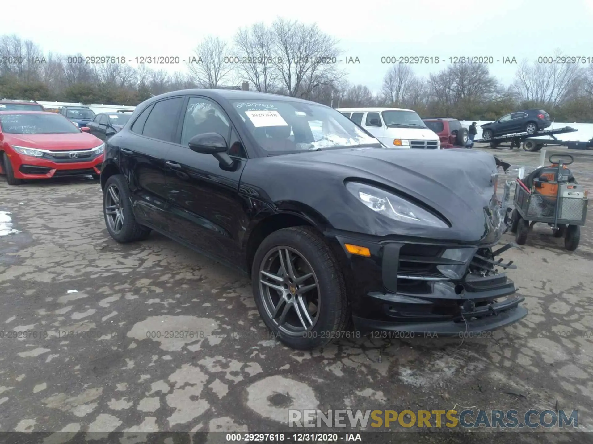 1 Photograph of a damaged car WP1AB2A57LLB31836 PORSCHE MACAN 2020