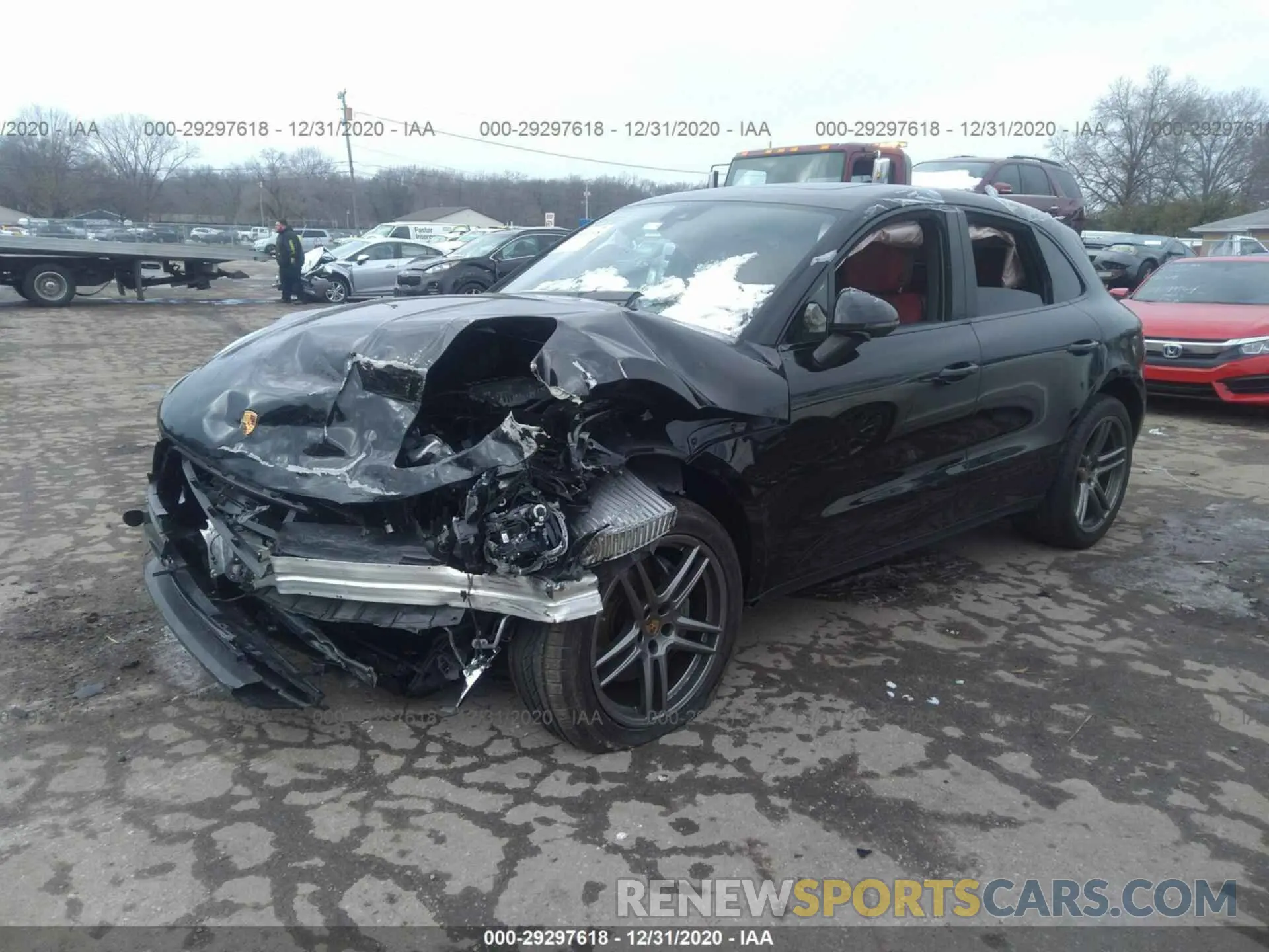 2 Photograph of a damaged car WP1AB2A57LLB31836 PORSCHE MACAN 2020