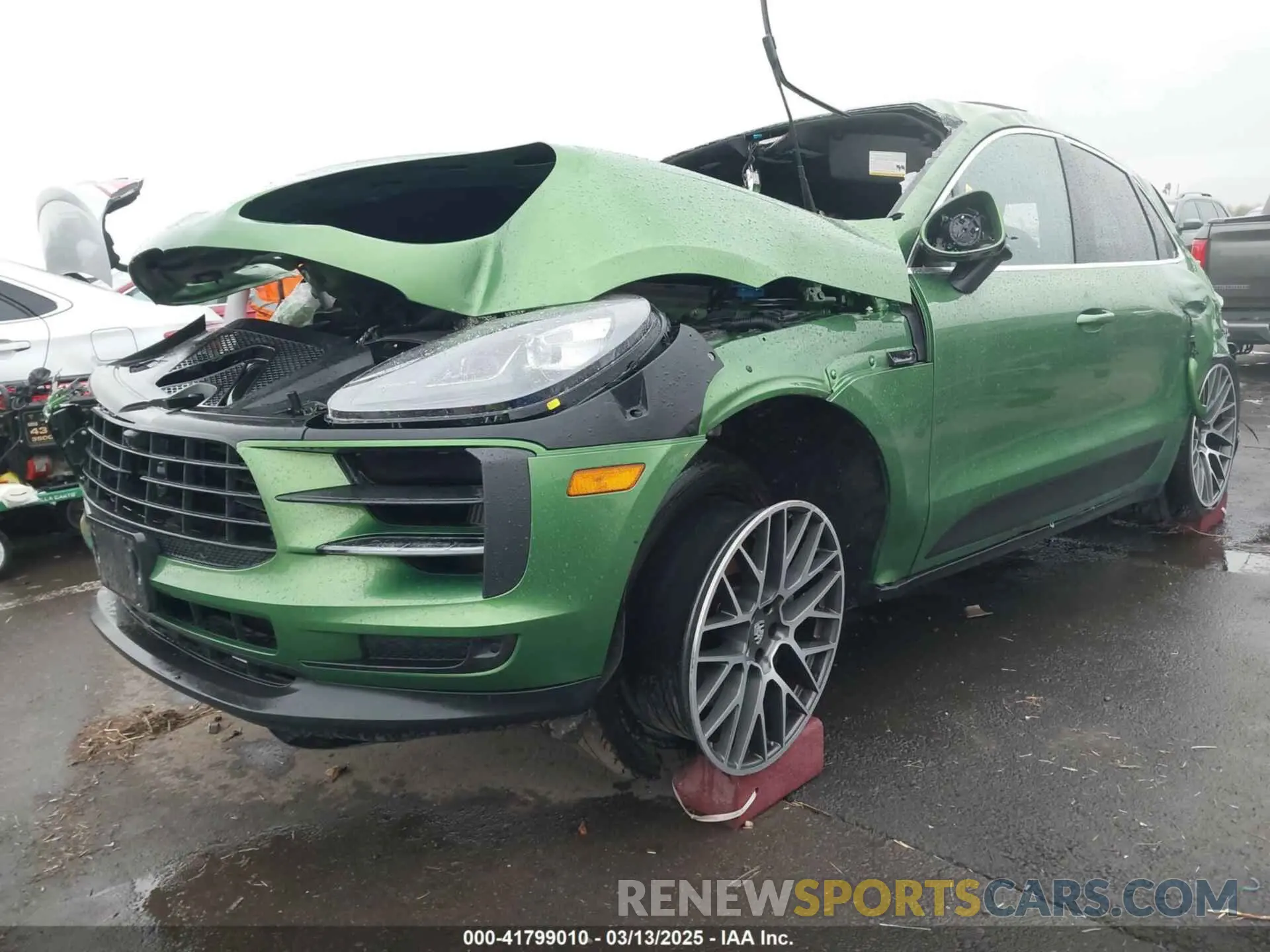 2 Photograph of a damaged car WP1AB2A5XLLB32219 PORSCHE MACAN 2020