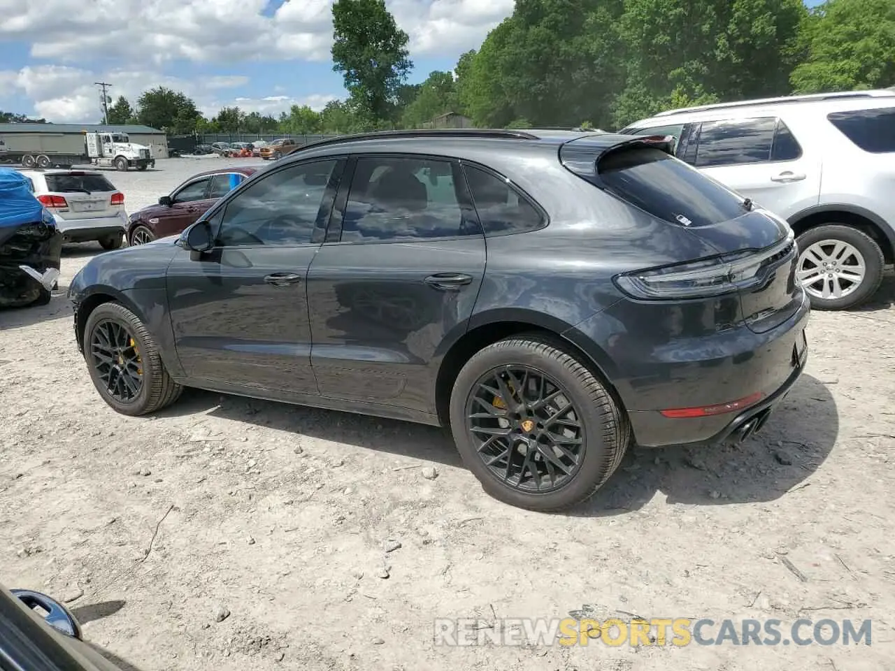 2 Photograph of a damaged car WP1AG2A53LLB55360 PORSCHE MACAN 2020
