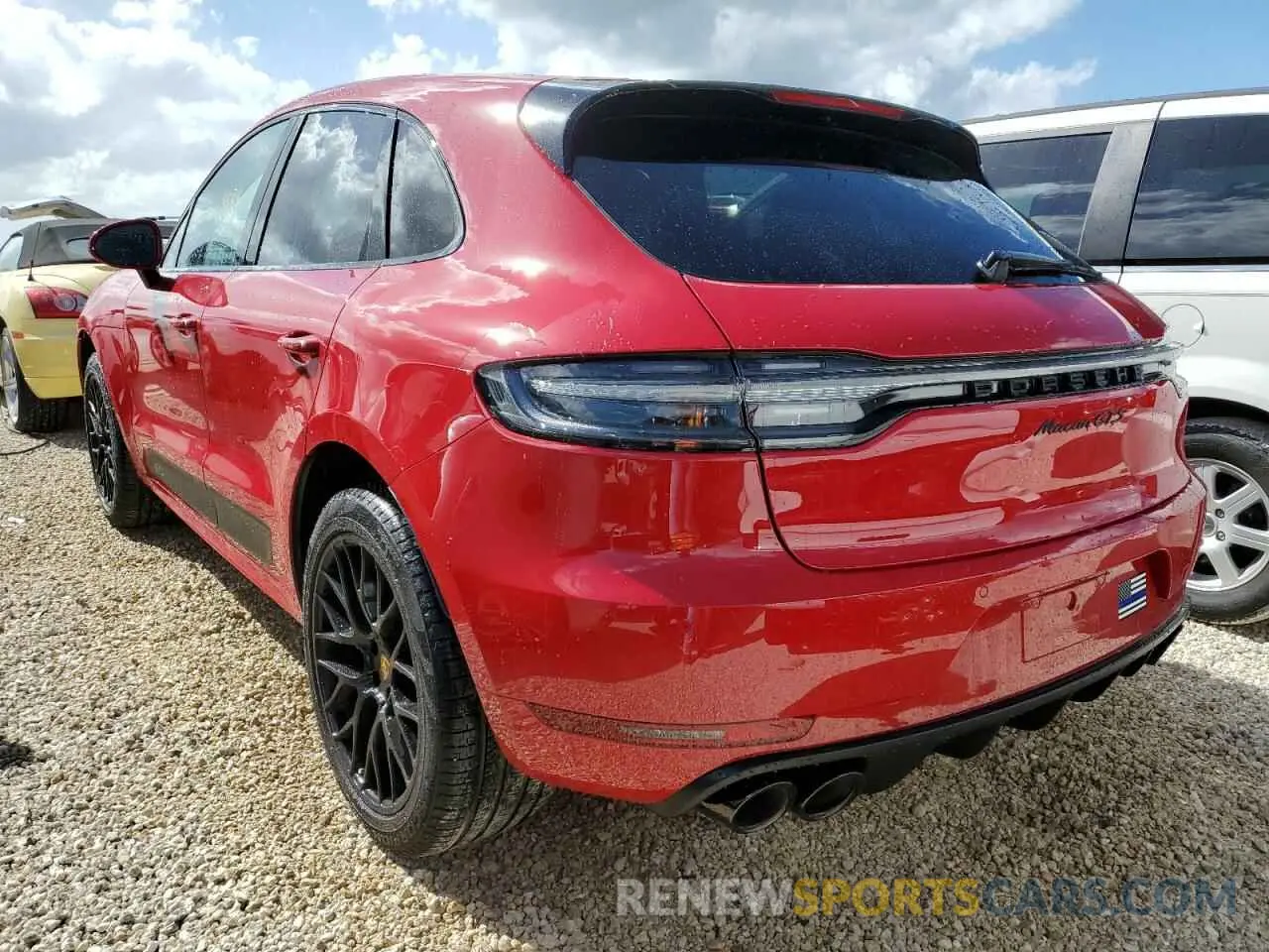 3 Photograph of a damaged car WP1AG2A5XLLB56263 PORSCHE MACAN 2020