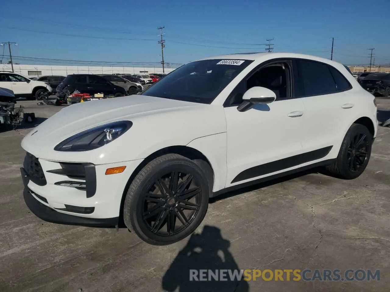 1 Photograph of a damaged car WP1AA2A50MLB02182 PORSCHE MACAN 2021