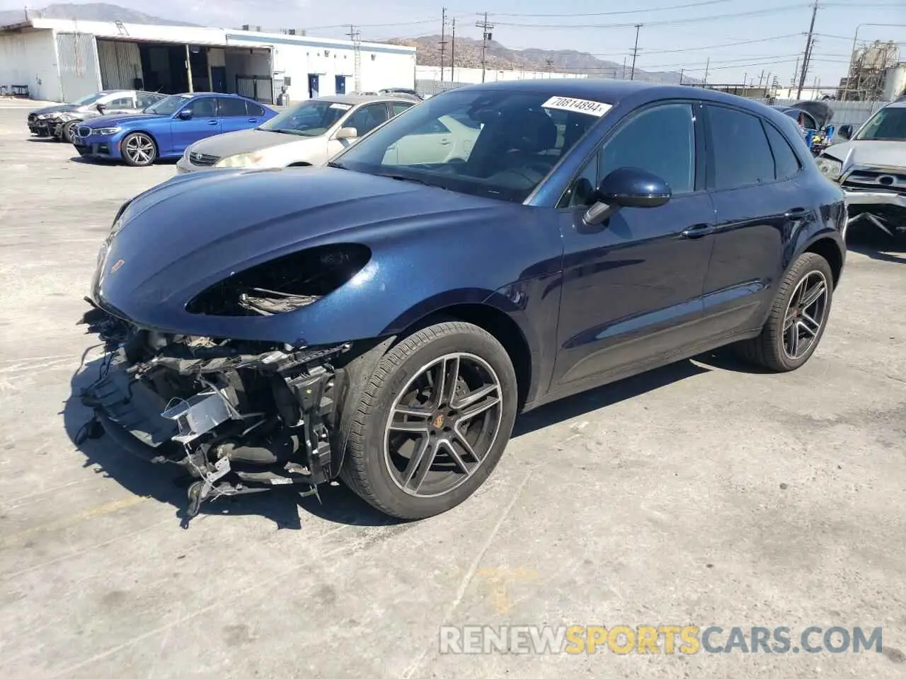 1 Photograph of a damaged car WP1AA2A51MLB01025 PORSCHE MACAN 2021