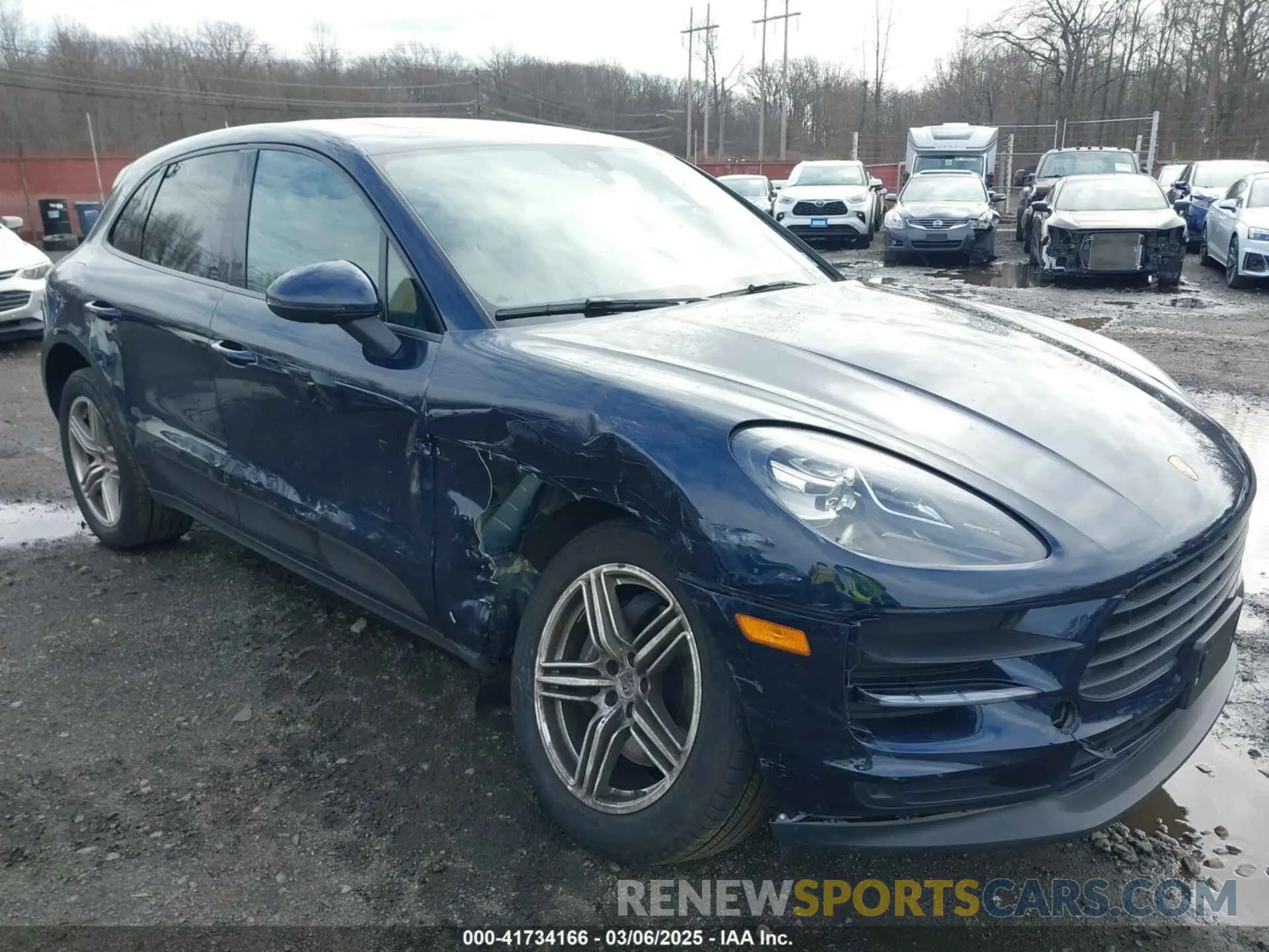 6 Photograph of a damaged car WP1AA2A51MLB14096 PORSCHE MACAN 2021