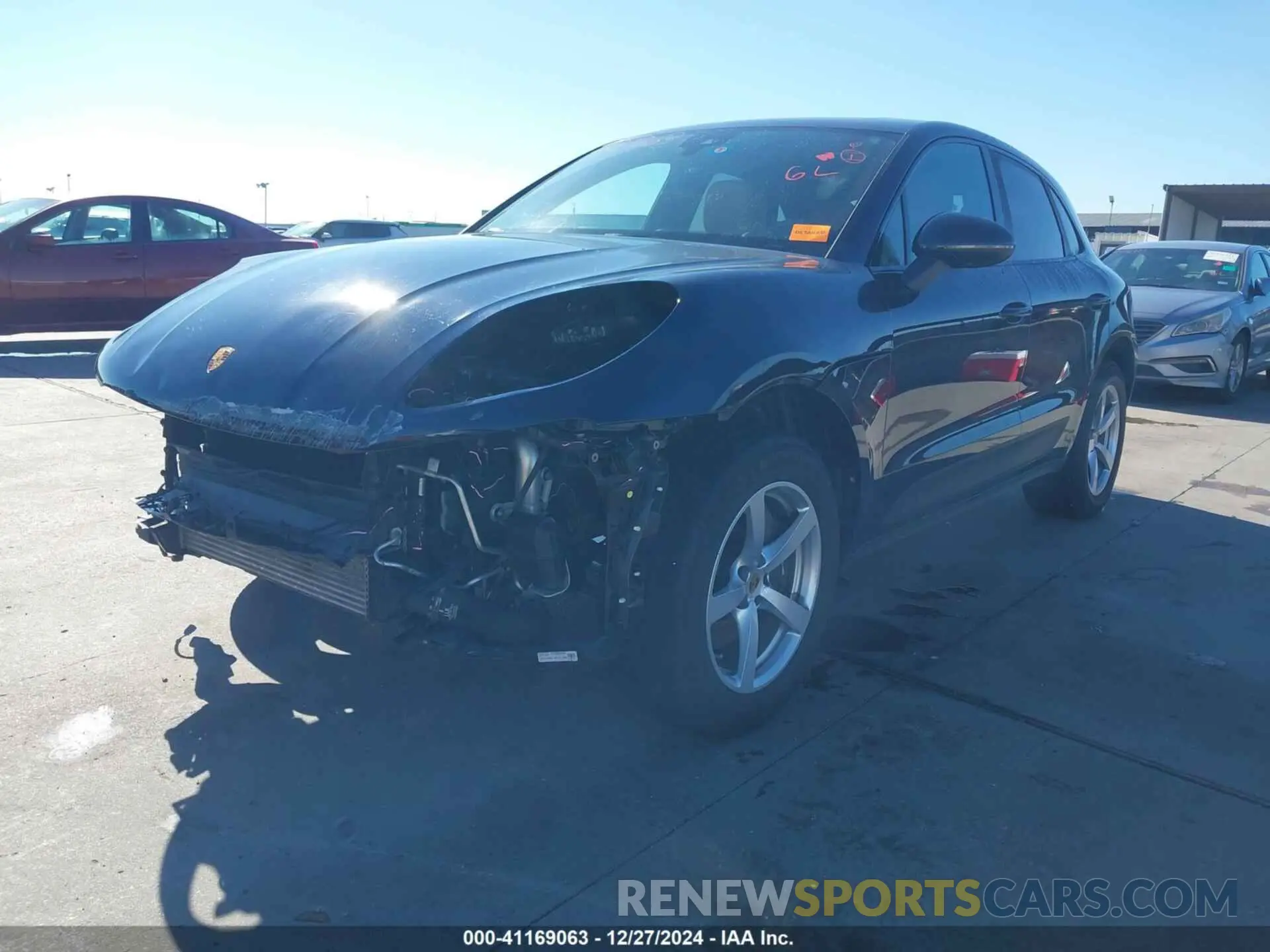 2 Photograph of a damaged car WP1AA2A52MLB12907 PORSCHE MACAN 2021