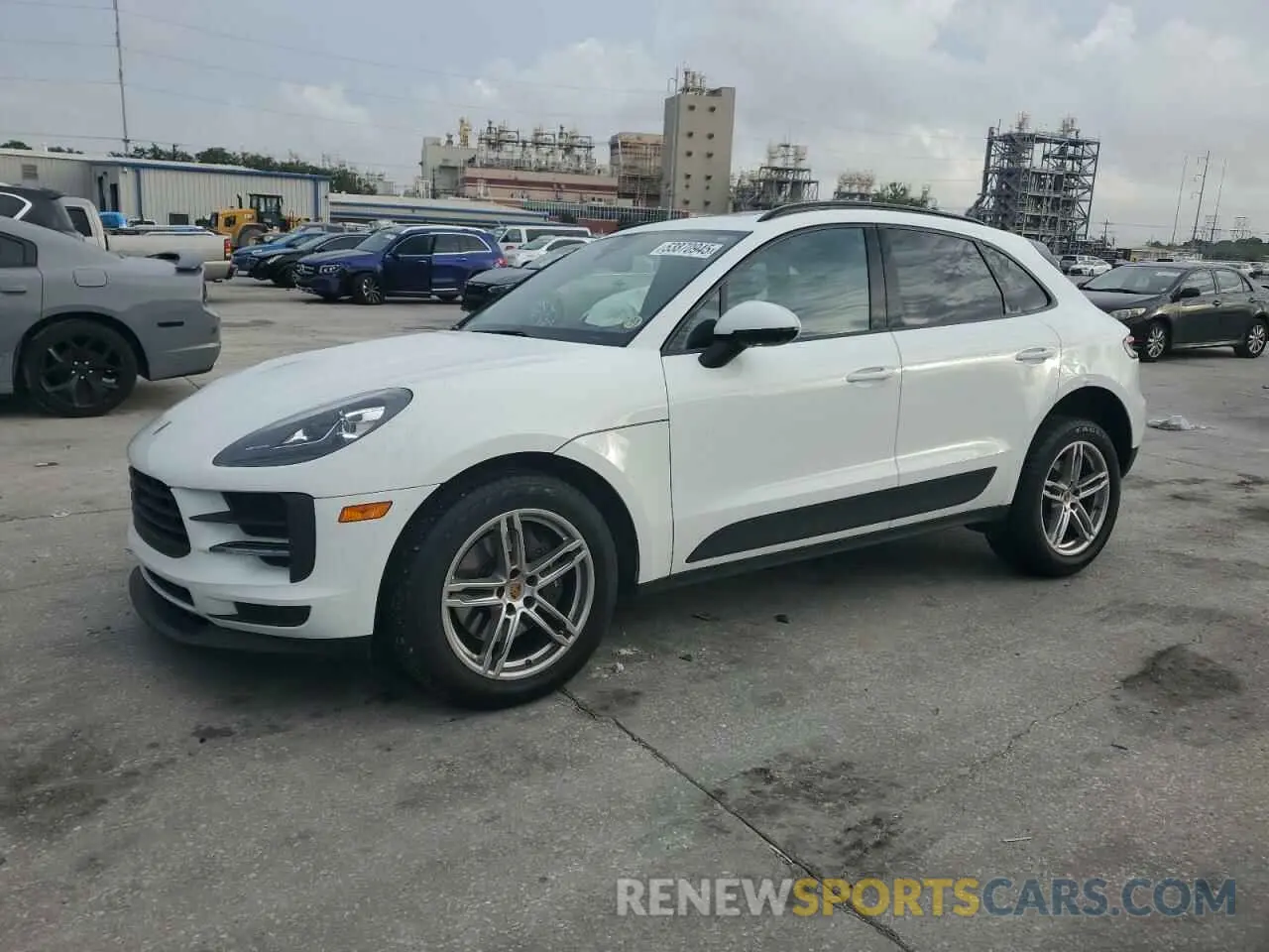 1 Photograph of a damaged car WP1AA2A55MLB11458 PORSCHE MACAN 2021
