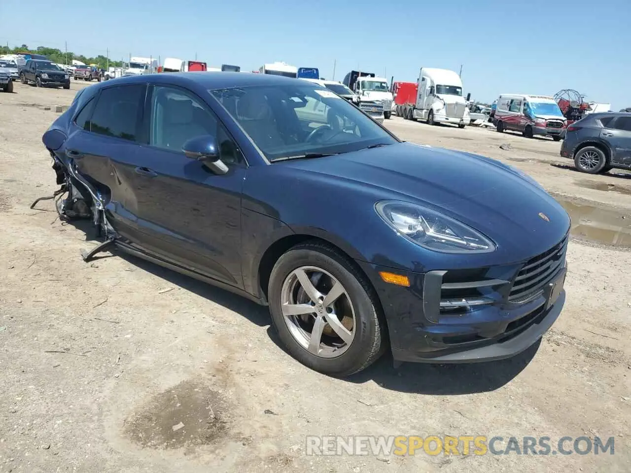 4 Photograph of a damaged car WP1AA2A56MLB14319 PORSCHE MACAN 2021