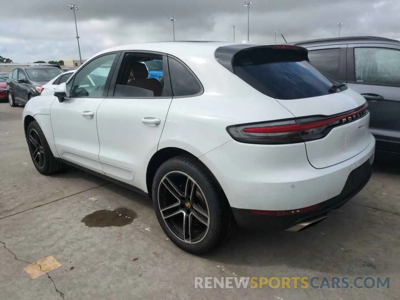 2 Photograph of a damaged car WP1AA2A57MLB06939 PORSCHE MACAN 2021