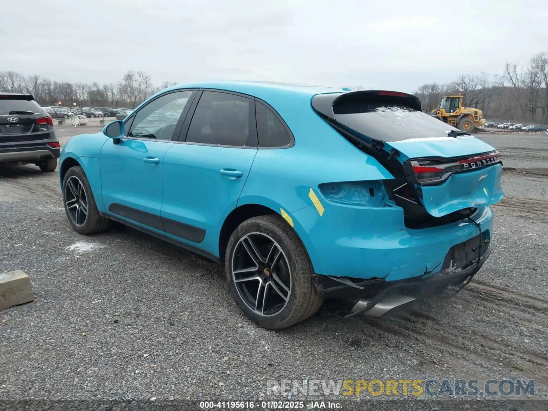 3 Photograph of a damaged car WP1AA2A58MLB00194 PORSCHE MACAN 2021