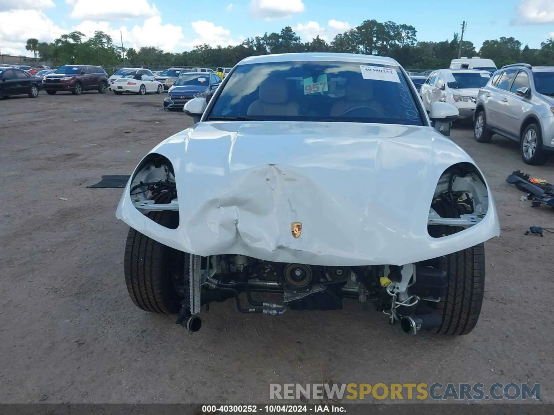 13 Photograph of a damaged car WP1AA2A58MLB17349 PORSCHE MACAN 2021