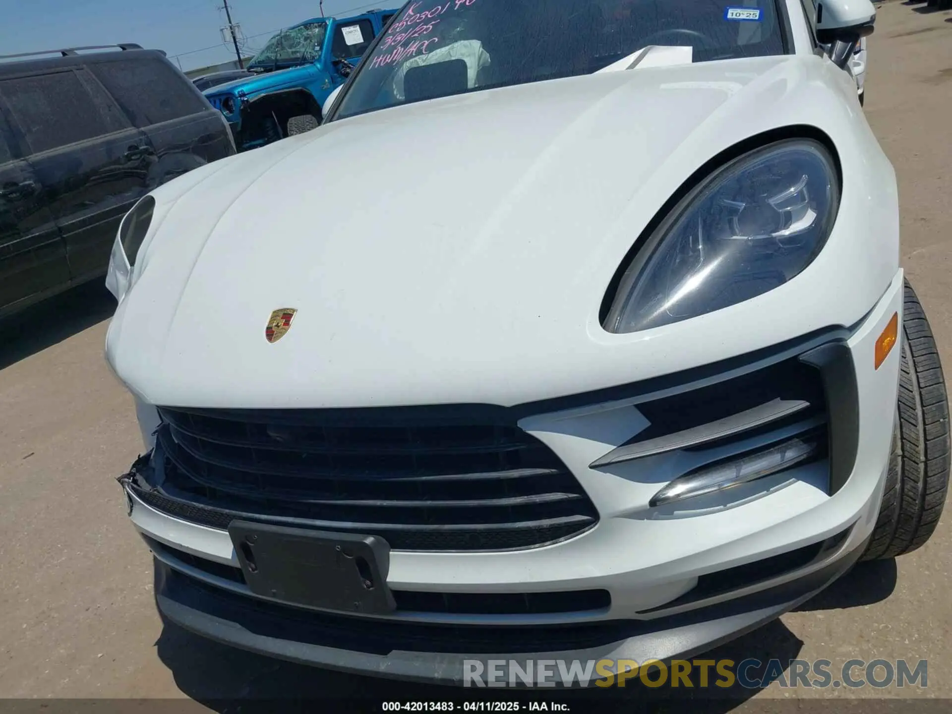 12 Photograph of a damaged car WP1AA2A59MLB00947 PORSCHE MACAN 2021