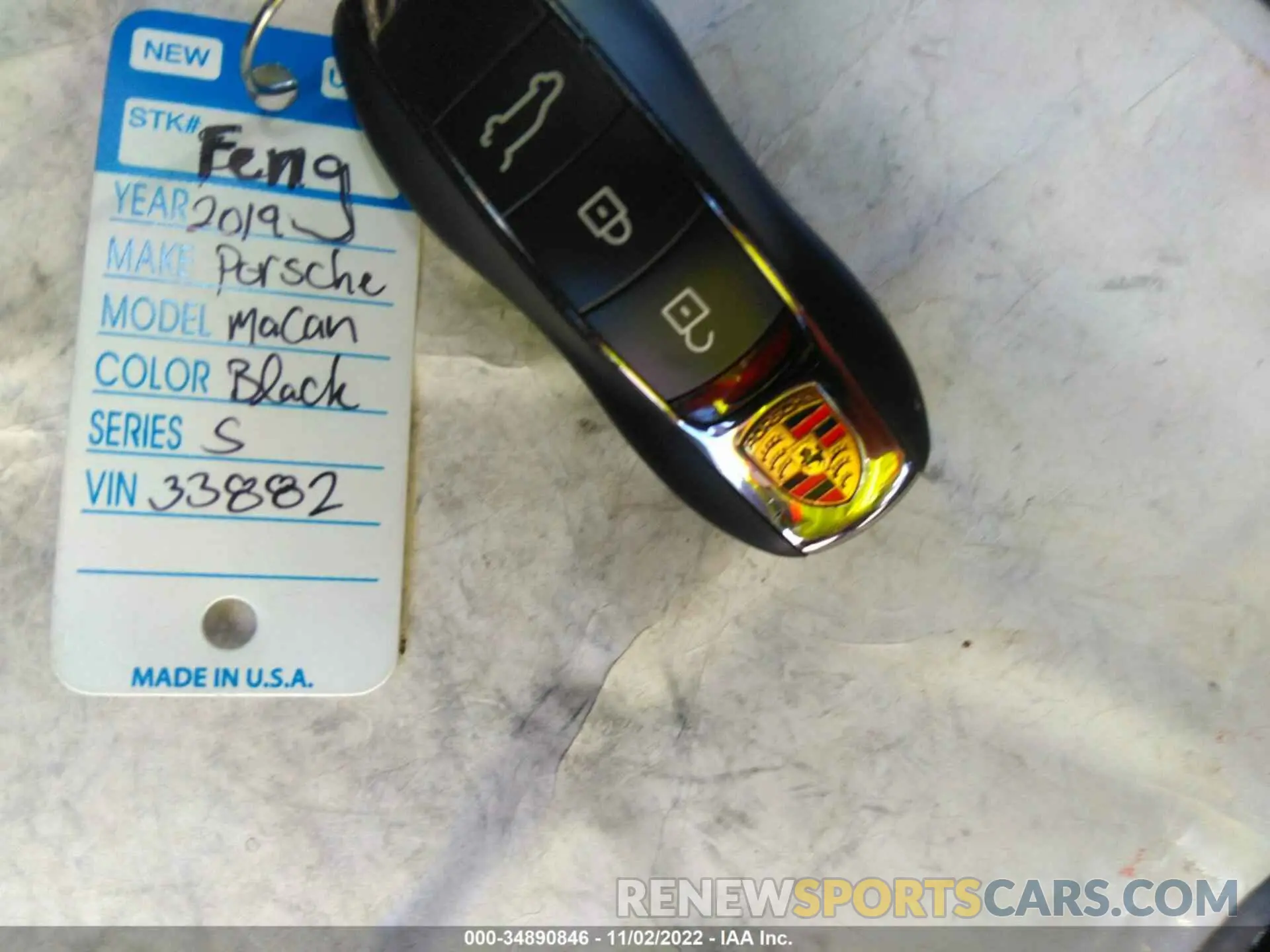 11 Photograph of a damaged car WP1AB2A50MLB33882 PORSCHE MACAN 2021