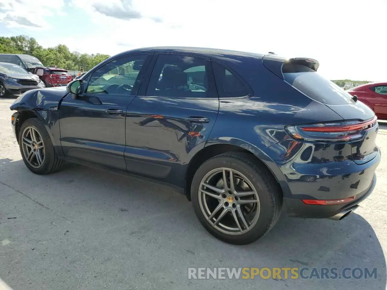 2 Photograph of a damaged car WP1AB2A50MLB34286 PORSCHE MACAN 2021