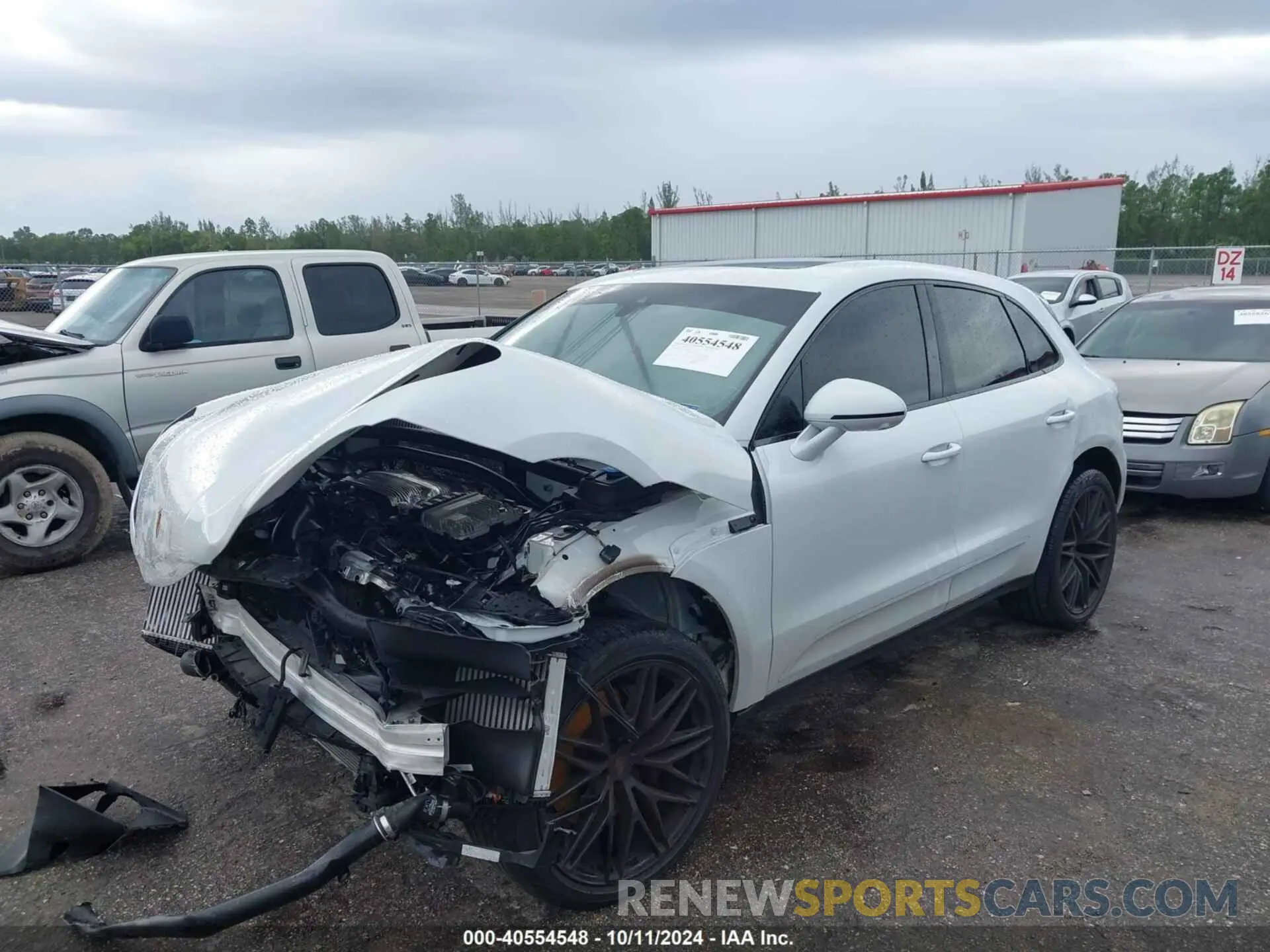 2 Photograph of a damaged car WP1AB2A51MLB30263 PORSCHE MACAN 2021