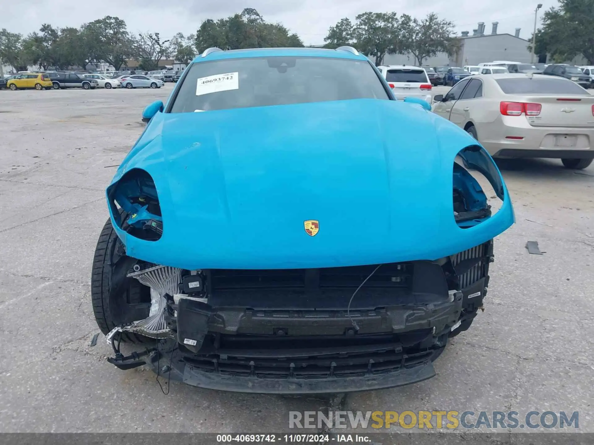 12 Photograph of a damaged car WP1AB2A51MLB37164 PORSCHE MACAN 2021