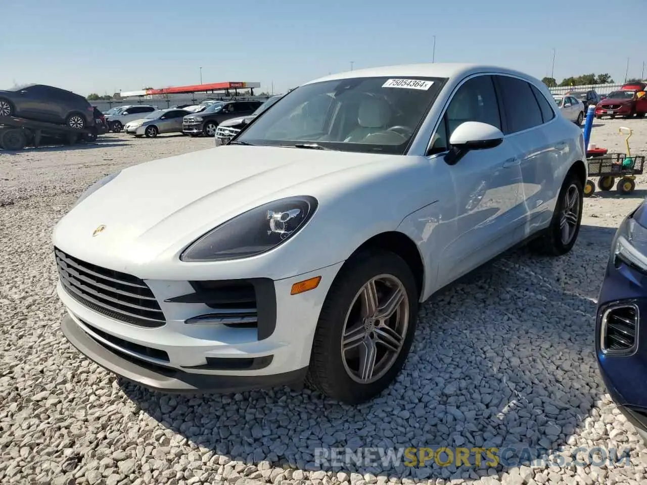 1 Photograph of a damaged car WP1AB2A52MLB32748 PORSCHE MACAN 2021