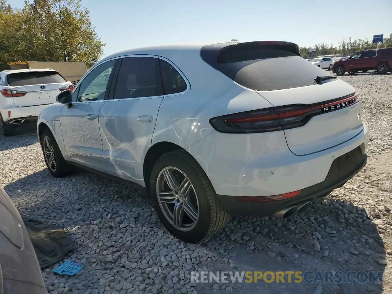 2 Photograph of a damaged car WP1AB2A52MLB32748 PORSCHE MACAN 2021
