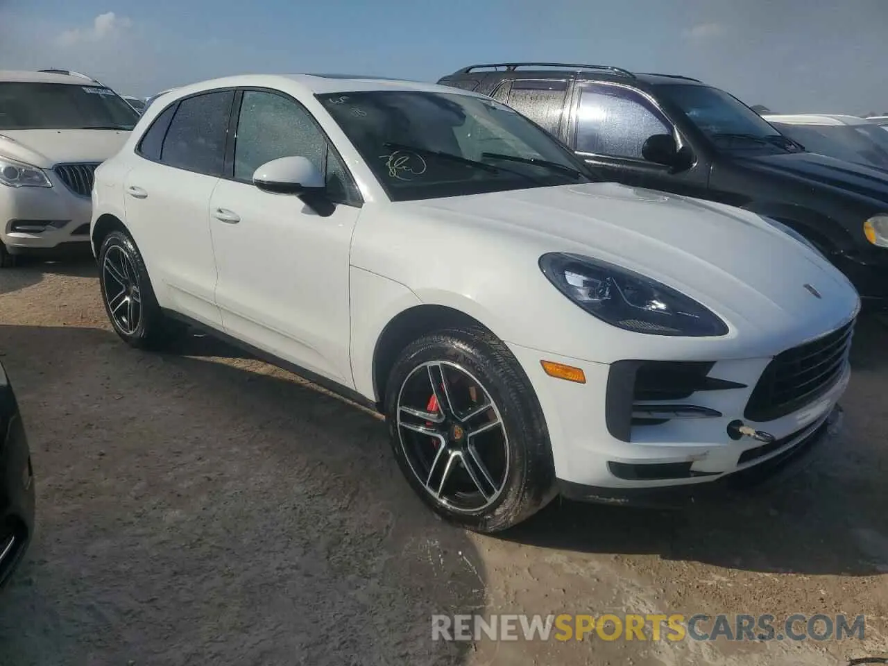 4 Photograph of a damaged car WP1AB2A53MLB30488 PORSCHE MACAN 2021