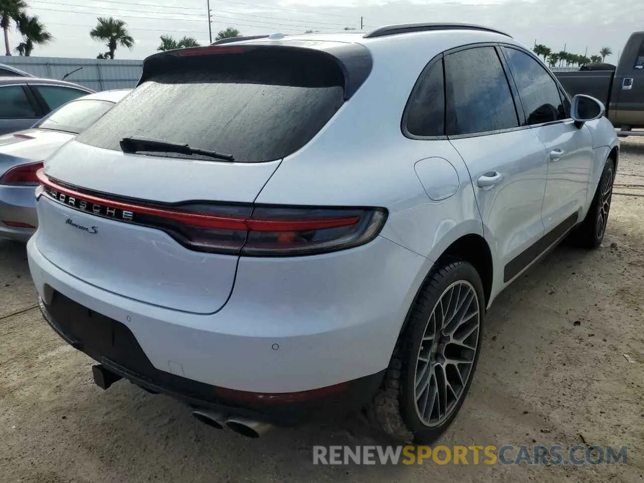 3 Фотография поврежденного автомобиля WP1AB2A53MLB37621 PORSCHE MACAN 2021