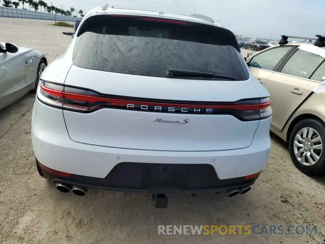 6 Фотография поврежденного автомобиля WP1AB2A53MLB37621 PORSCHE MACAN 2021