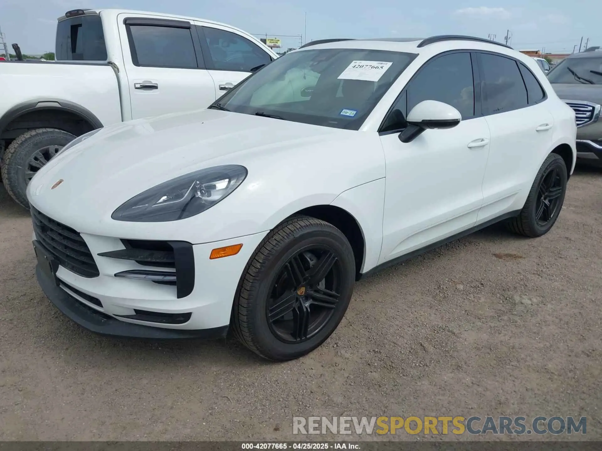 2 Photograph of a damaged car WP1AB2A53MLB37831 PORSCHE MACAN 2021